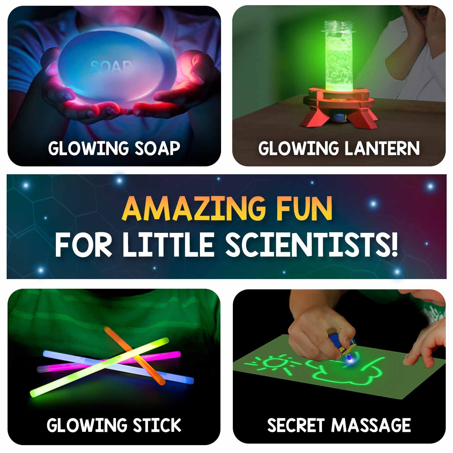 Smartivity Glow in the Dark Science Kit DIY Science Experiments