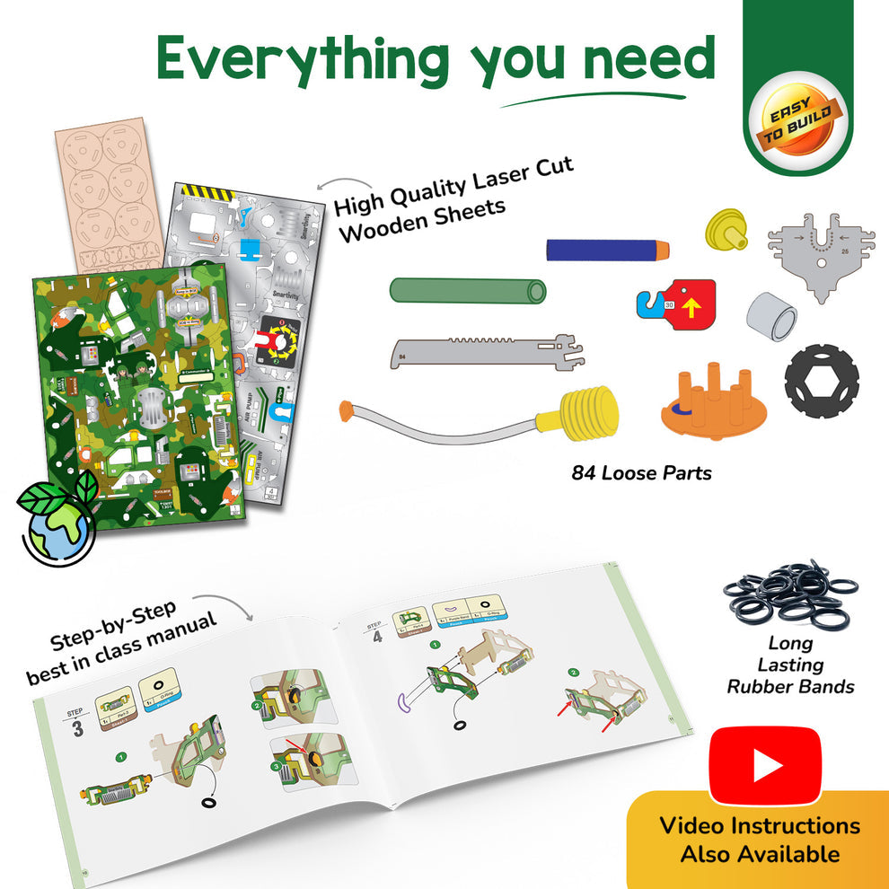 Smartivity Missile Truck DIY STEM Construction Toy