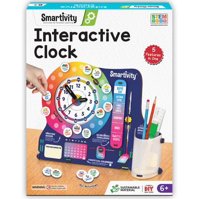 Smartivity Interactive Clock DIY STEM Construction Toy