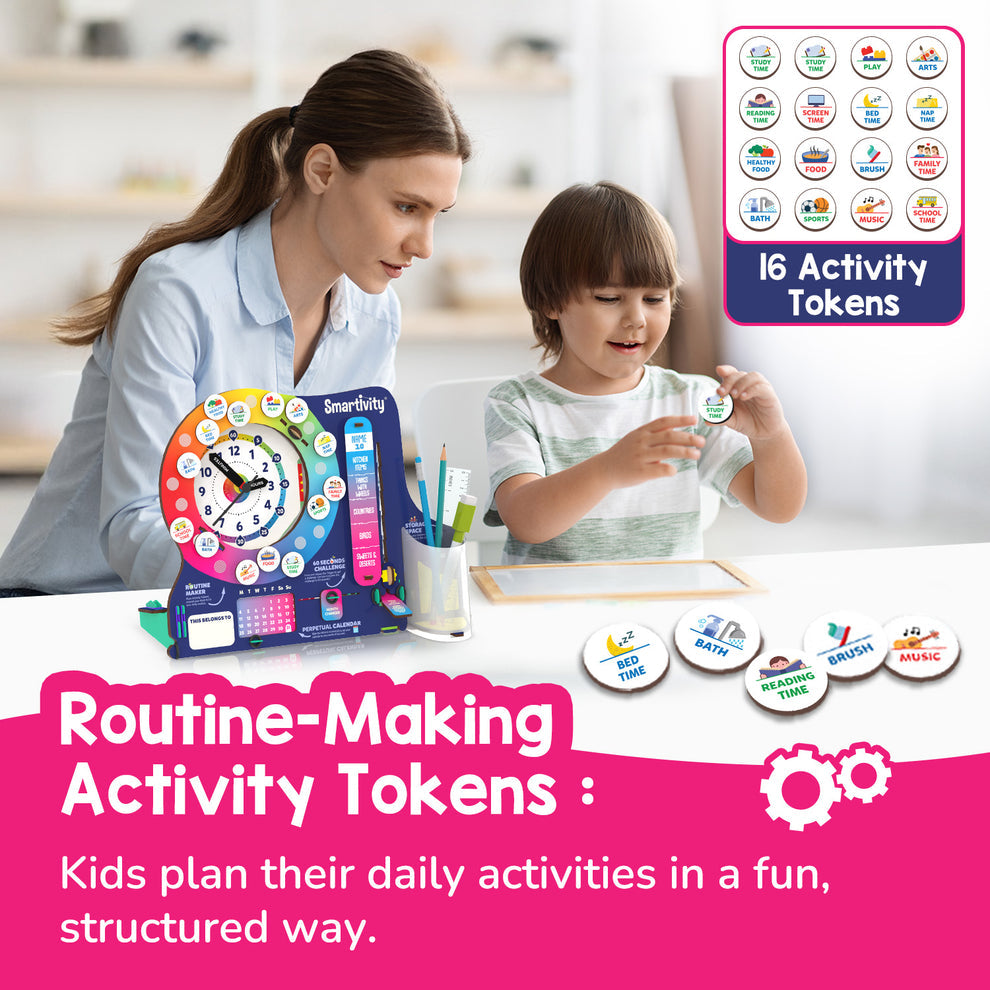 Smartivity Interactive Clock DIY STEM Construction Toy