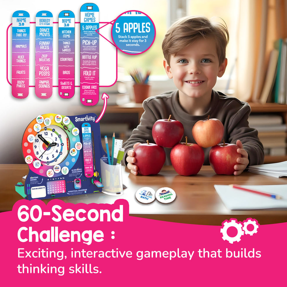 Smartivity Interactive Clock DIY STEM Construction Toy