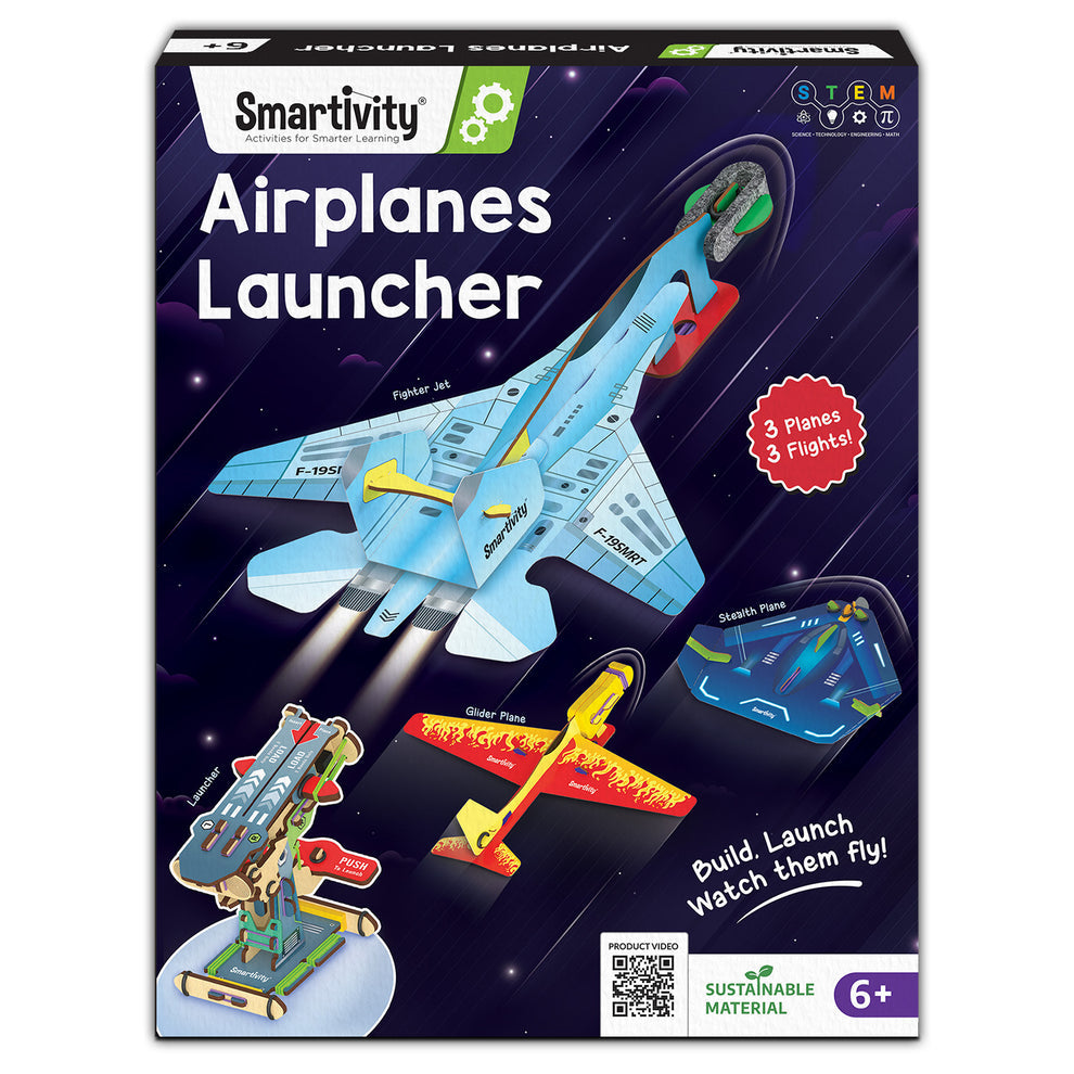 Smartivity Airplanes Launcher DIY STEM Construction Toy
