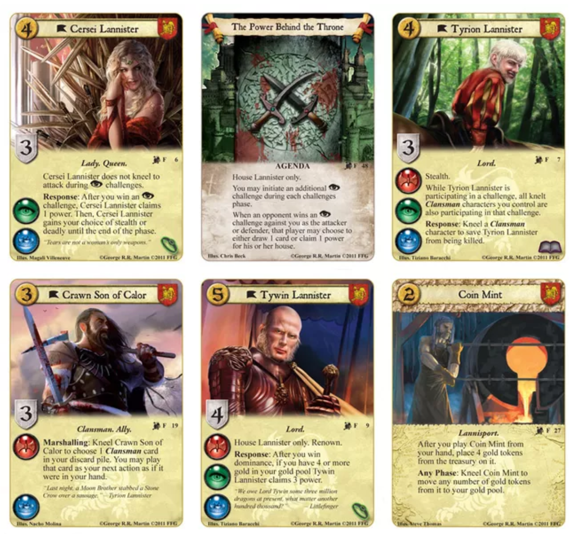 A Game of Thrones: The Card Game – Lions of the Rock