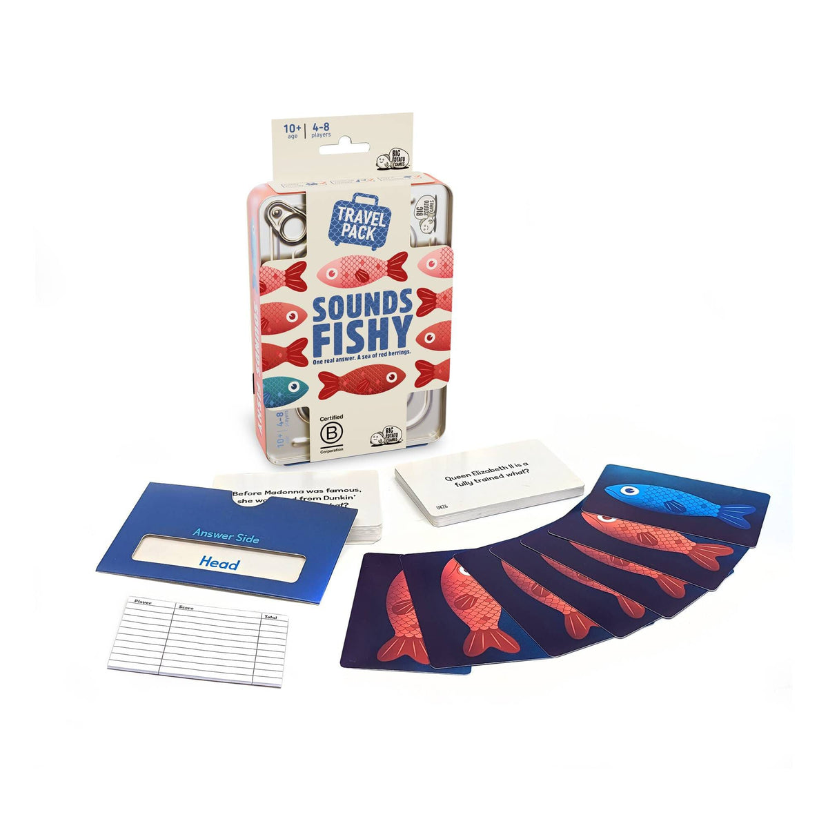 Sounds Fishy Card Game Travel Edition