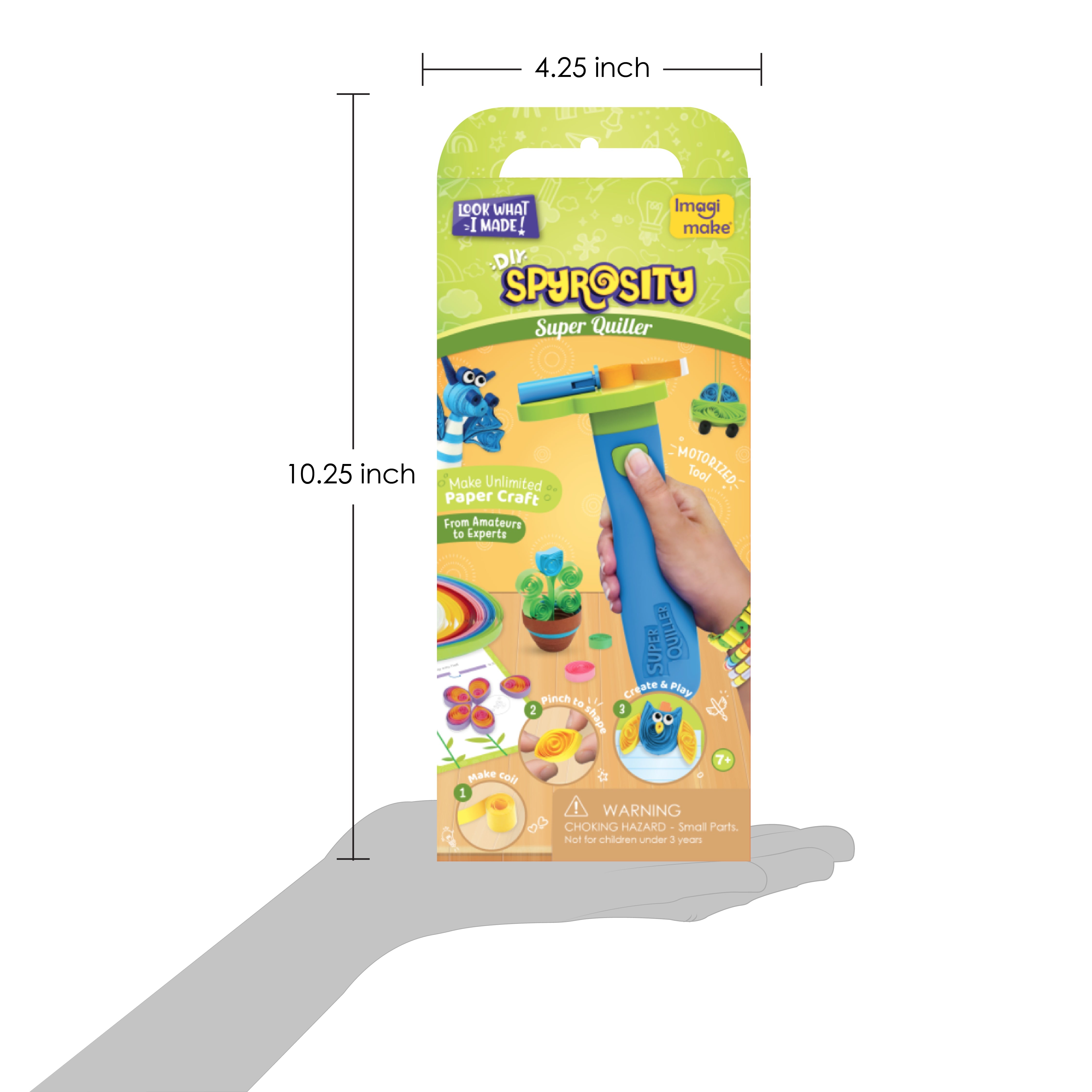 Imagimake Quill On Spyrosity Super Quiller - Electric Quilling Tool