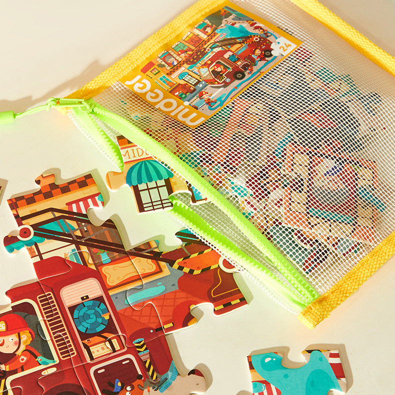 Level Up! Puzzles with Storage Bag Level 6 - Relaxing Holiday [ 154P-180P ]