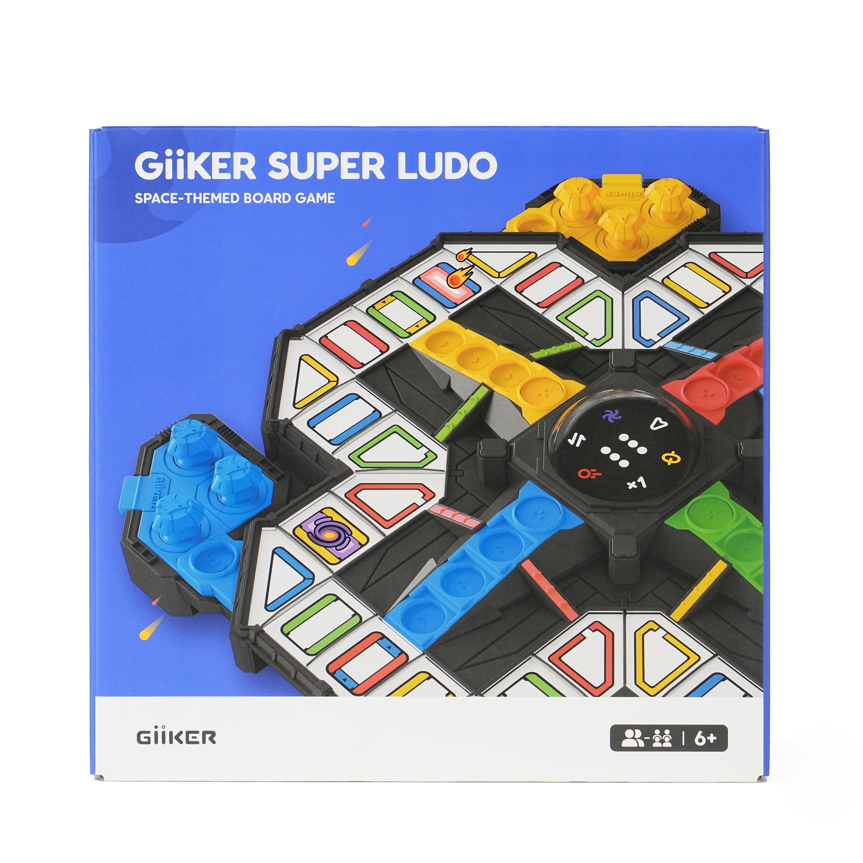 GiiKER Super Ludo – Space-Themed Multiplayer Game for Ages 6+ | Screen-Free Family Fun