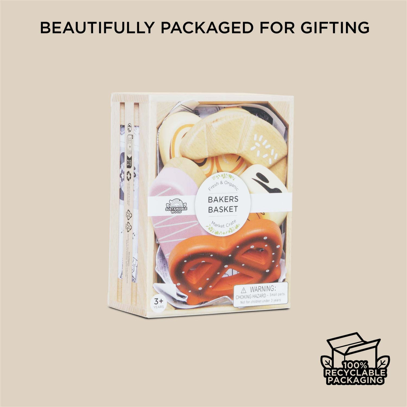 Le Toy Van Bakery & Patisserie Wooden Market Crate