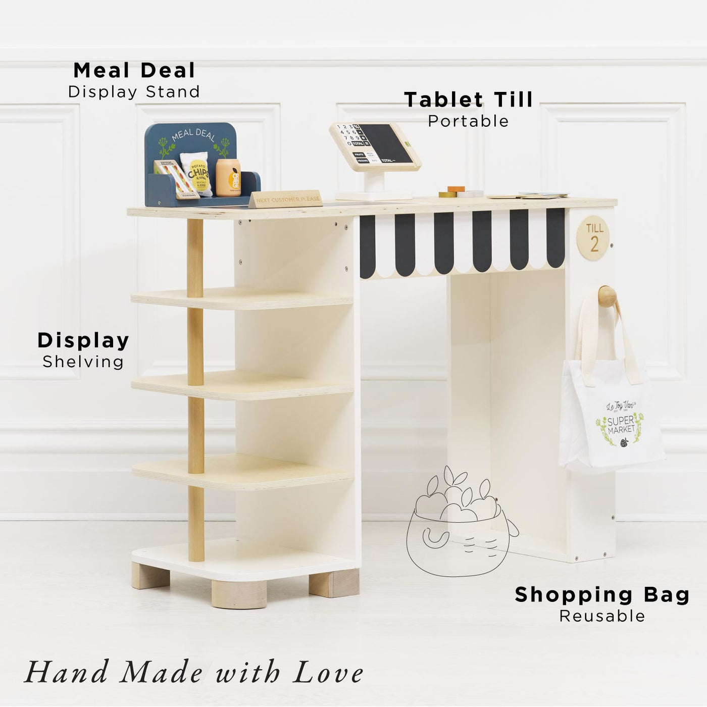 Le Toy Van Supermarket Till Checkout & Accessories