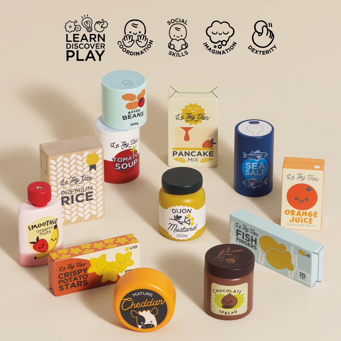 Le Toy Van Supermarket Grocery Weekly Shop