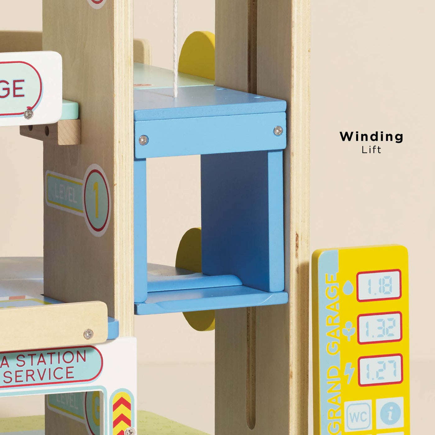 Le Toy Van Le Grand Wooden Garage