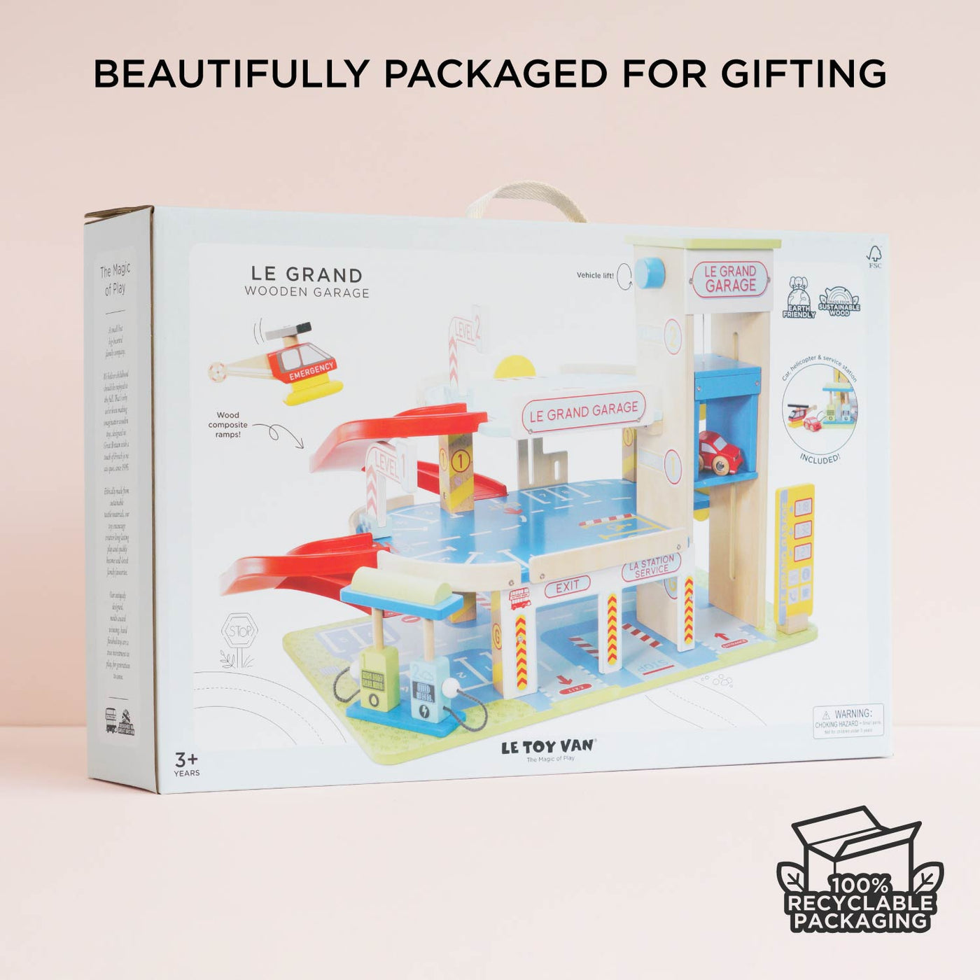 Le Toy Van Le Grand Wooden Garage