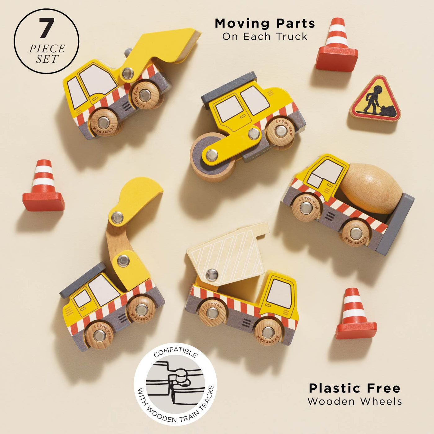 Le Toy Van Construction Toy Cars, Trucks & Diggers