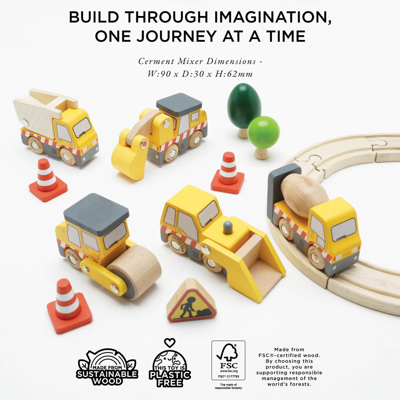 Le Toy Van Construction Toy Cars, Trucks & Diggers