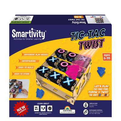 Smartivity Tic Tac Twist DIY STEM Construction Toy