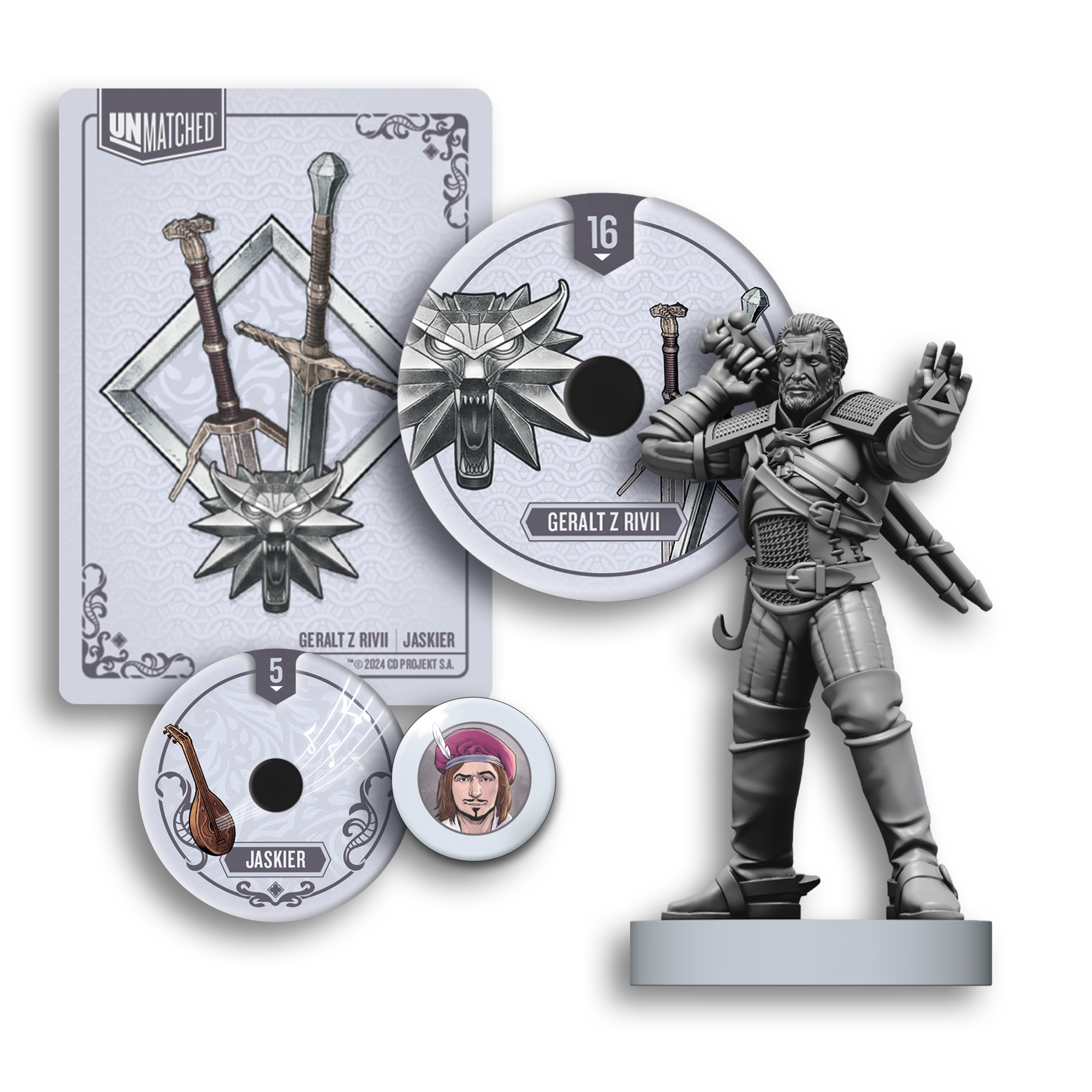 Unmatched: The Witcher Bundle with Foil Cards