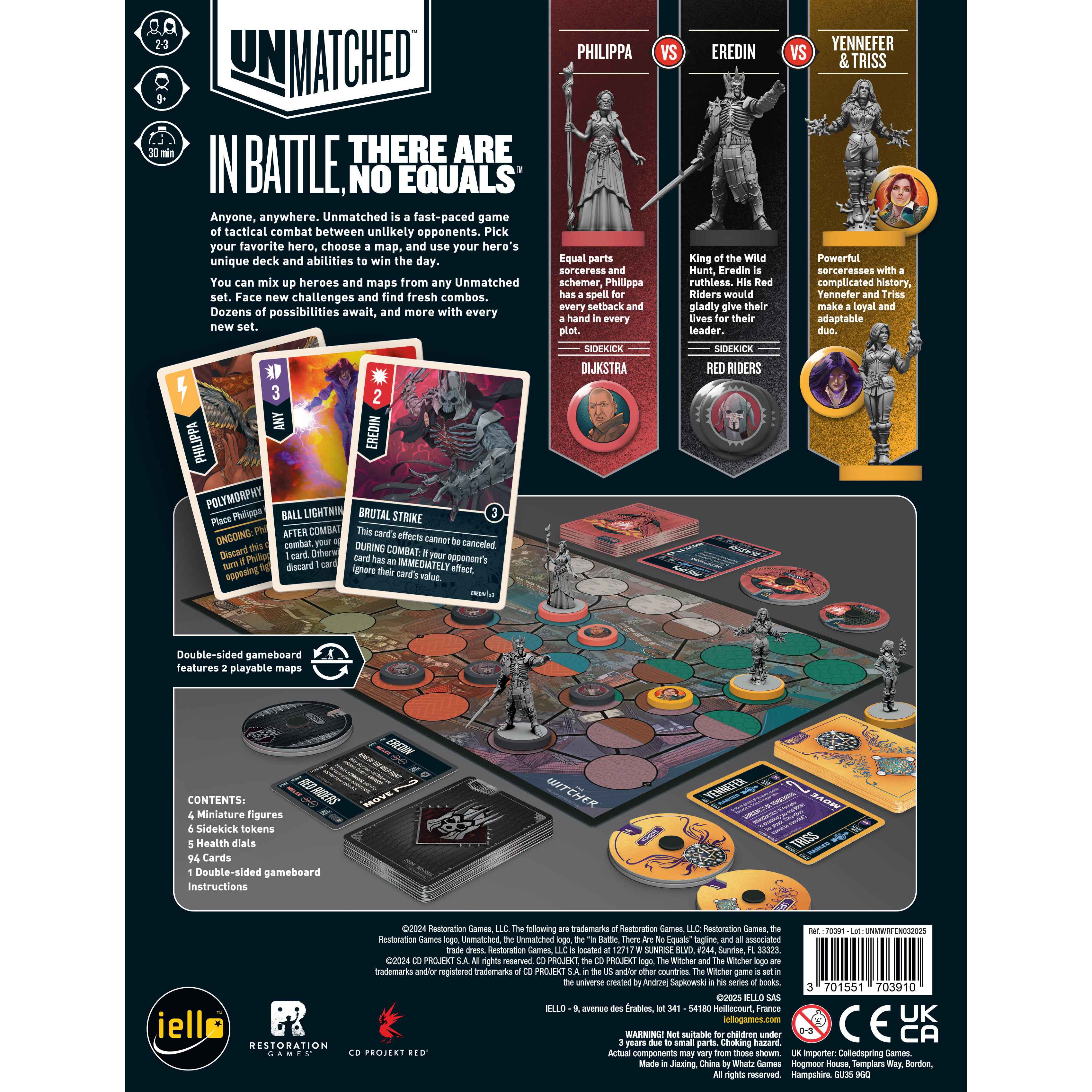 Unmatched: The Witcher Bundle with Foil Cards