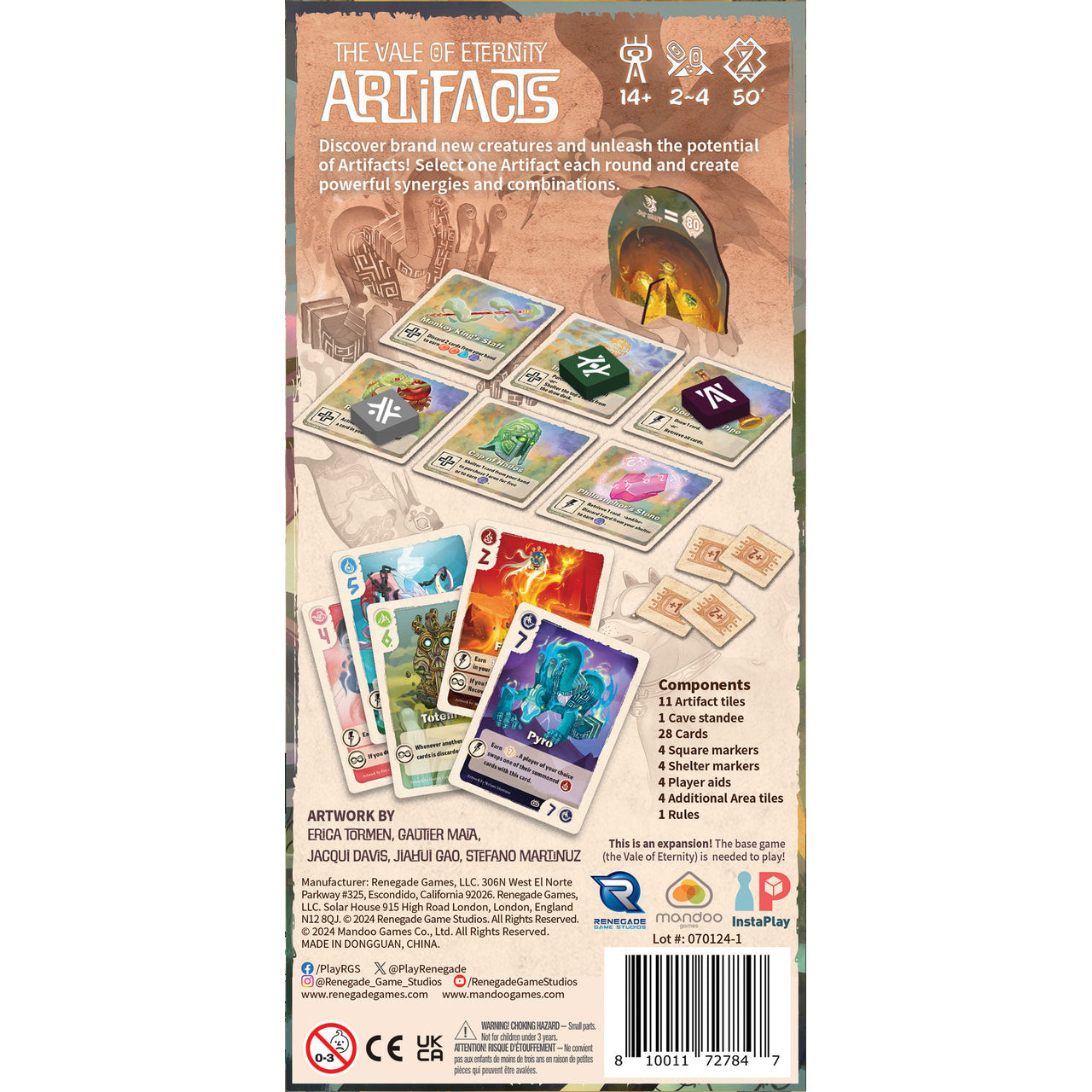 The Vale of Eternity Artifacts Expansion