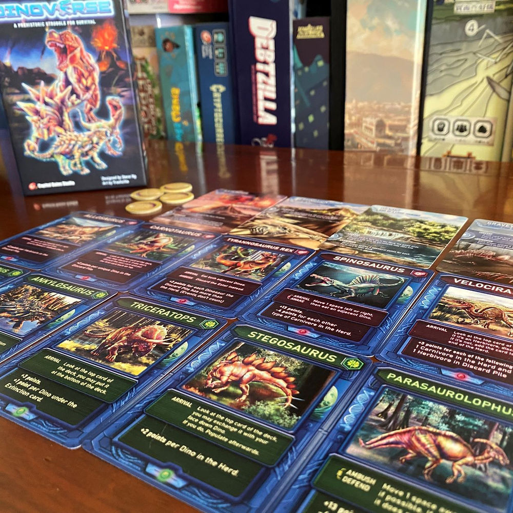Dinoverse card game