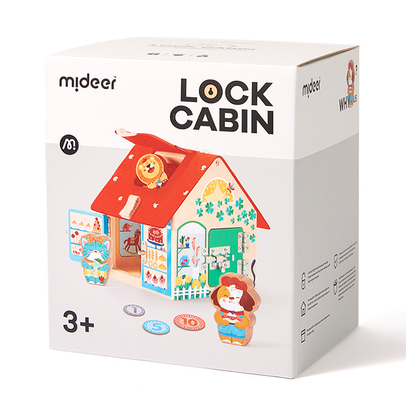 Lock Cabin - Montessori Toy