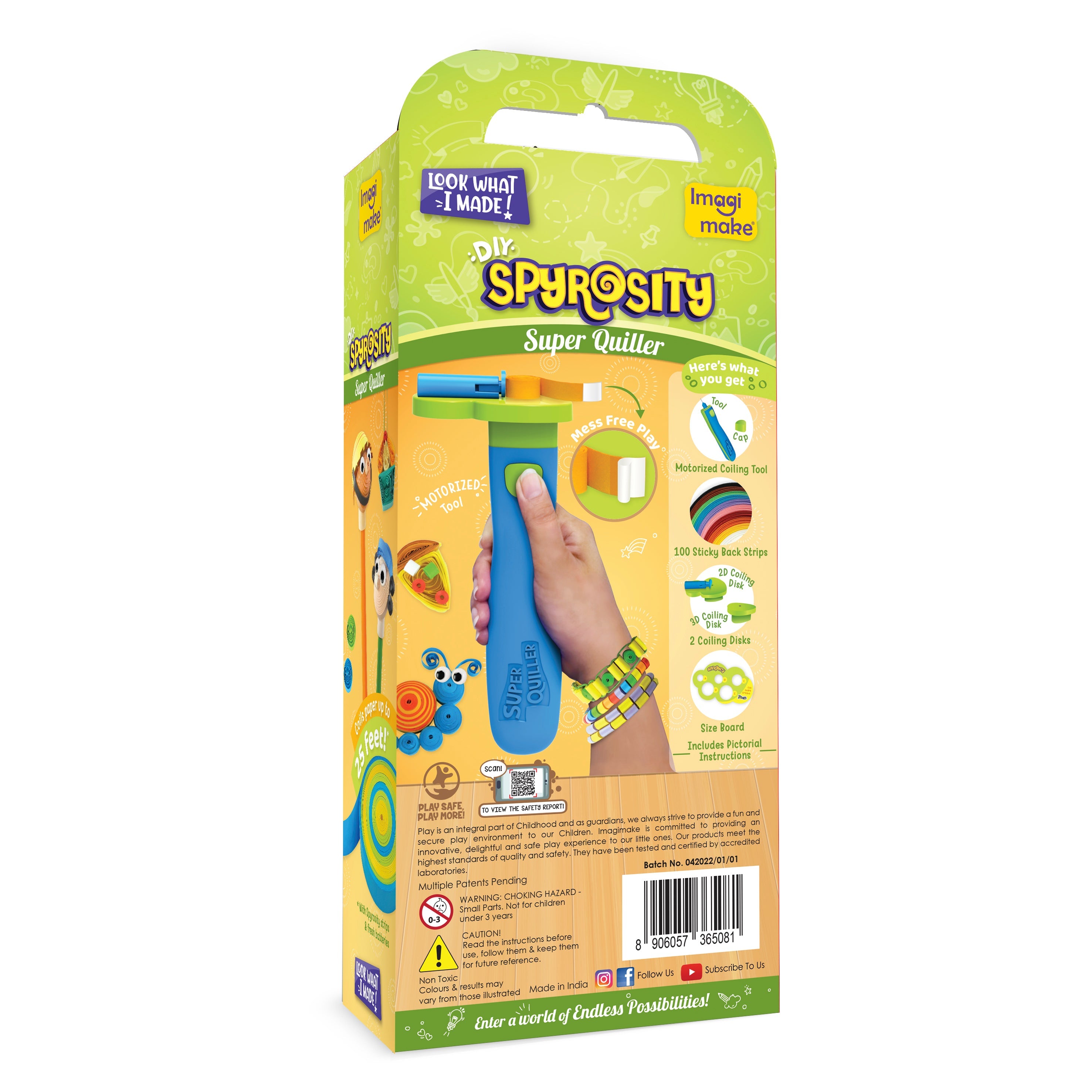 Imagimake Quill On Spyrosity Super Quiller - Electric Quilling Tool