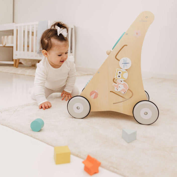Bubble Wooden Activity Play Walker