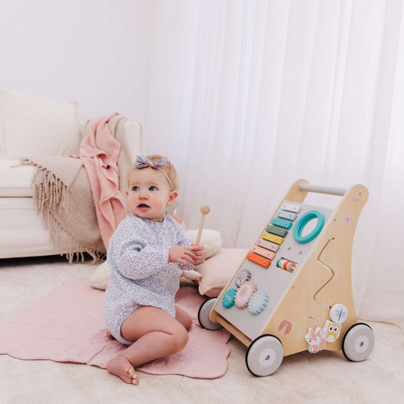 Bubble Wooden Activity Play Walker