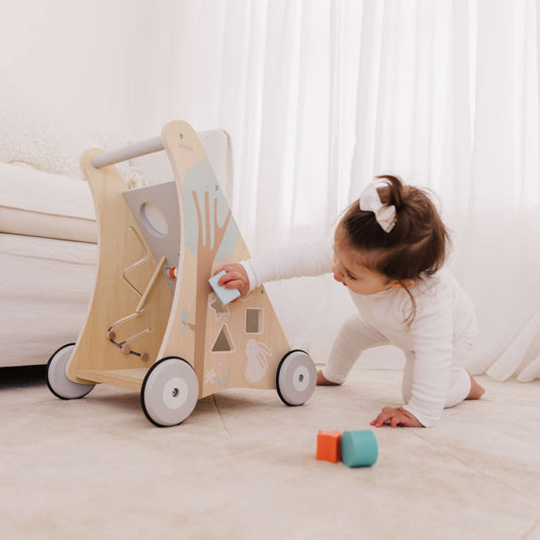 Bubble Wooden Activity Play Walker