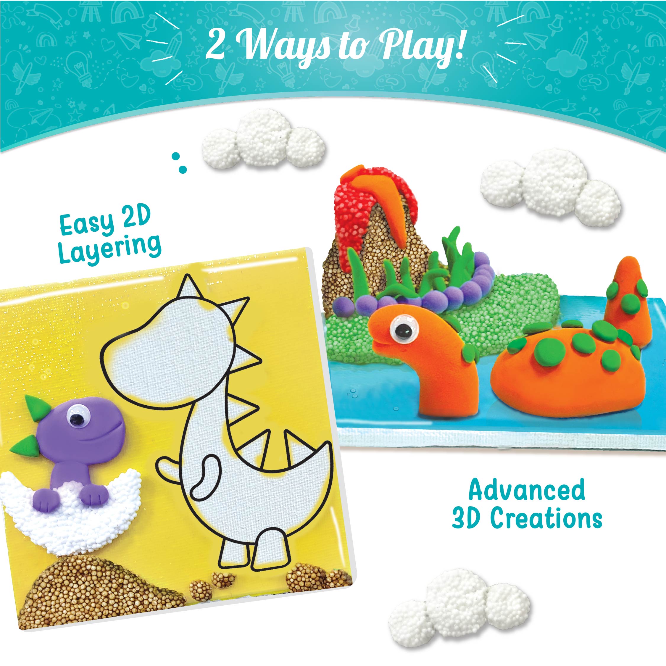 Imagimake Clay Murals Dino - Modeling Clay