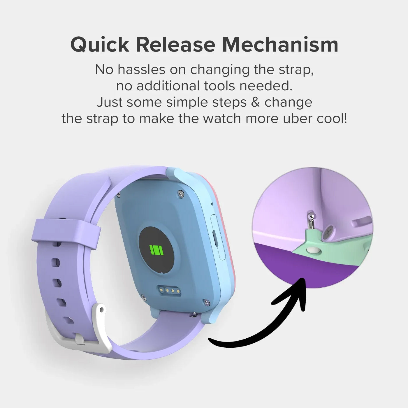 Watch Strap for myFirst Fone S3c/S3/ S3+/ R2/S4