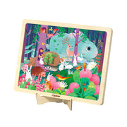 Wooden Puzzle: Bunny's Time Travel 100P