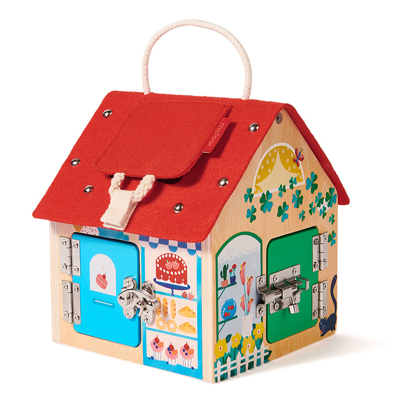 Lock Cabin - Montessori Toy
