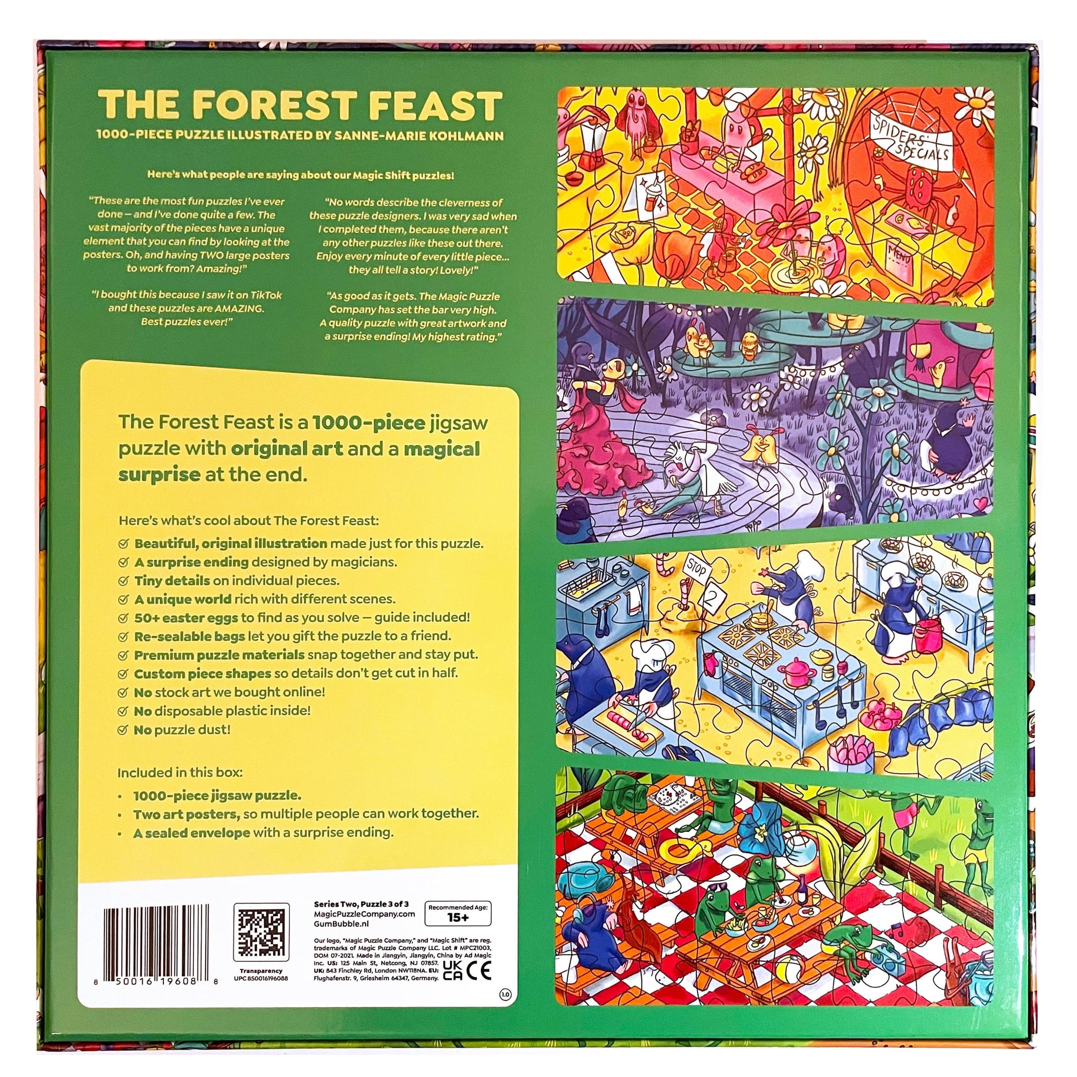 The Forest Feast • 1000 Pcs Puzzle from The Magic Puzzle Company • Series Two