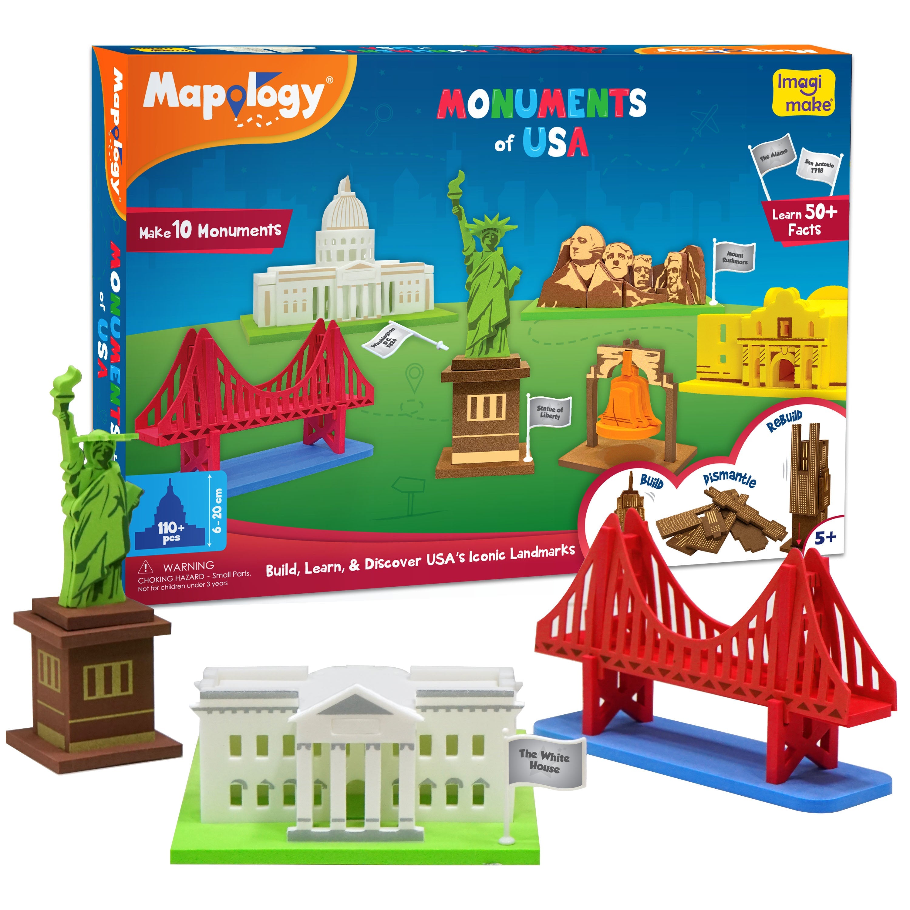 Imagimake Mapology Monuments of USA