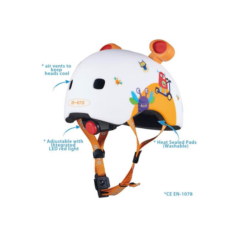 Micro Scooter Helmet Lightweight - 3D Monster – image 3