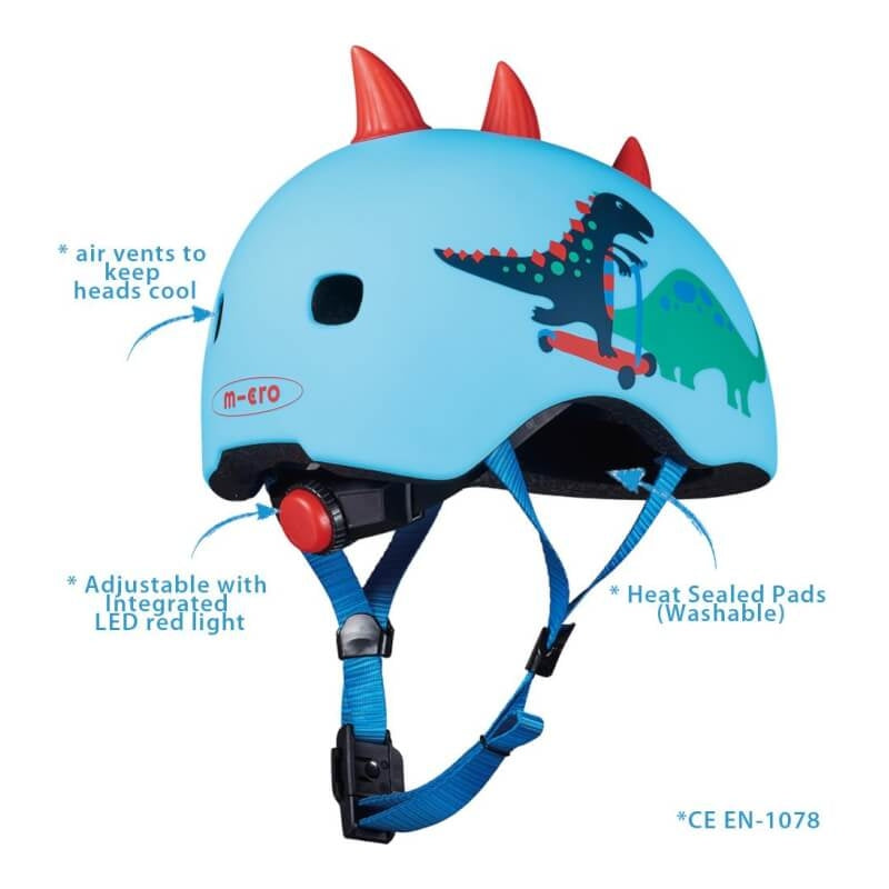 Micro Scooter Helmet Lightweight - 3D Scootersaurus – image 4