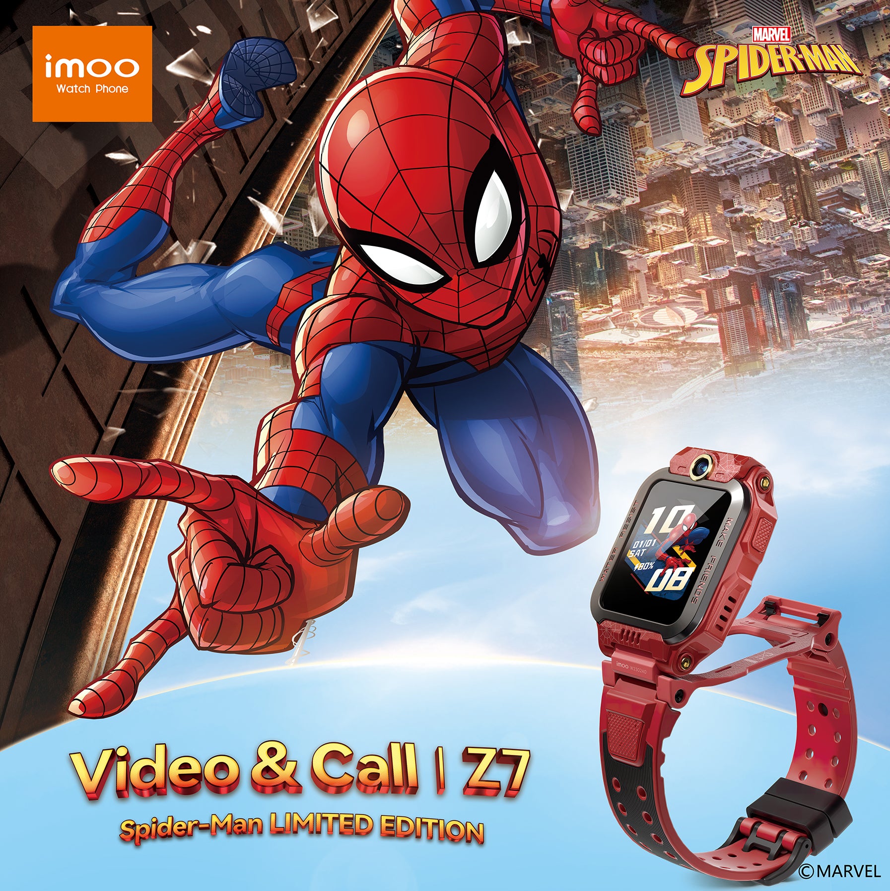 imoo Watch Phone Z7 Spider-Man Limited Edition – TOYTAG