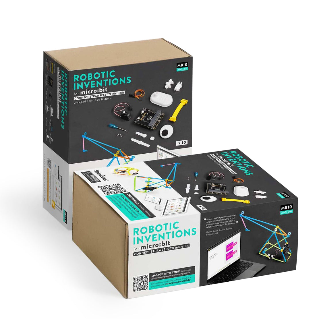 Strawbees Robotic Inventions for micro:bit - 10 Sets