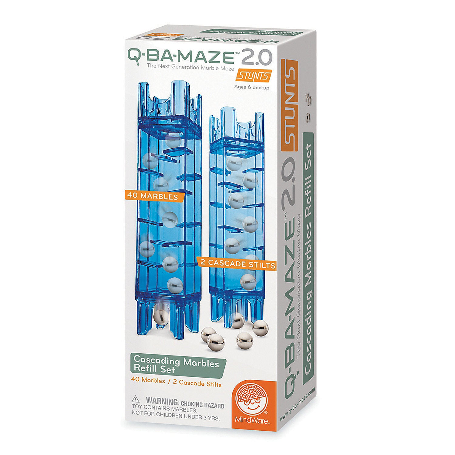 Q-BA-MAZE 2.0: Cascading Marbles Refill Set