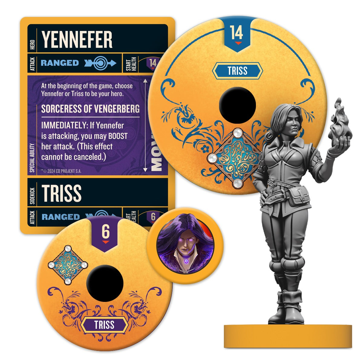 Unmatched: The Witcher Bundle with Foil Cards