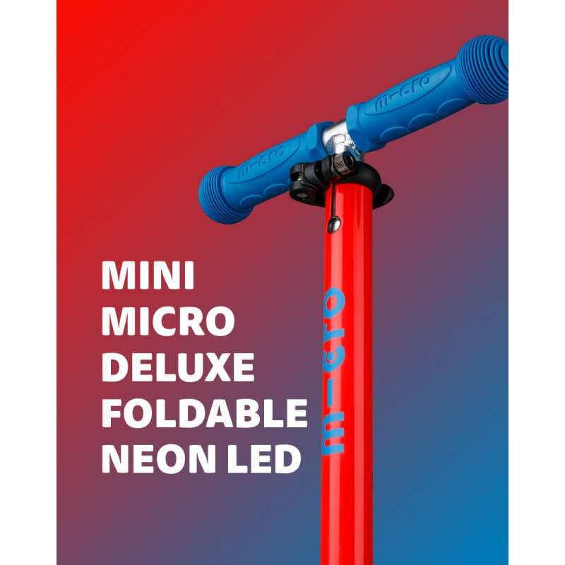 Micro Scooter Mini Deluxe Foldable Neon LED – image 5