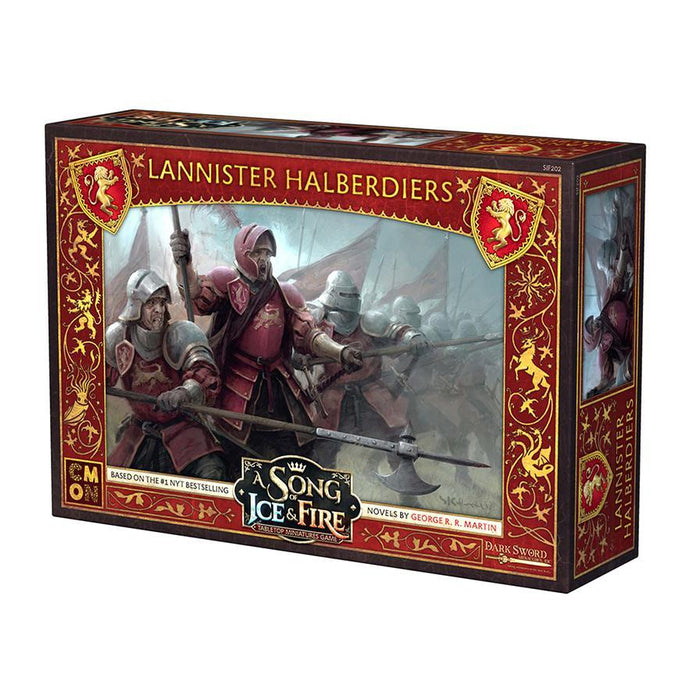 A Song of Ice and Fire: Lannister Halberdiers Unit Box - TOYTAG