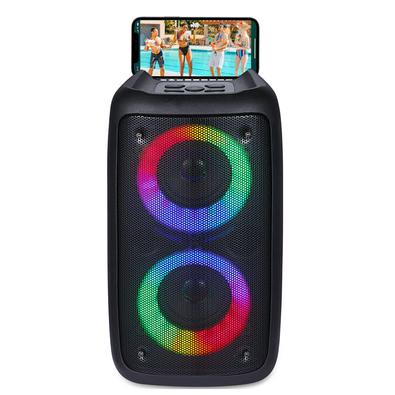 Twin Blaster - Bluetooth Party Speakers with RGB Lights