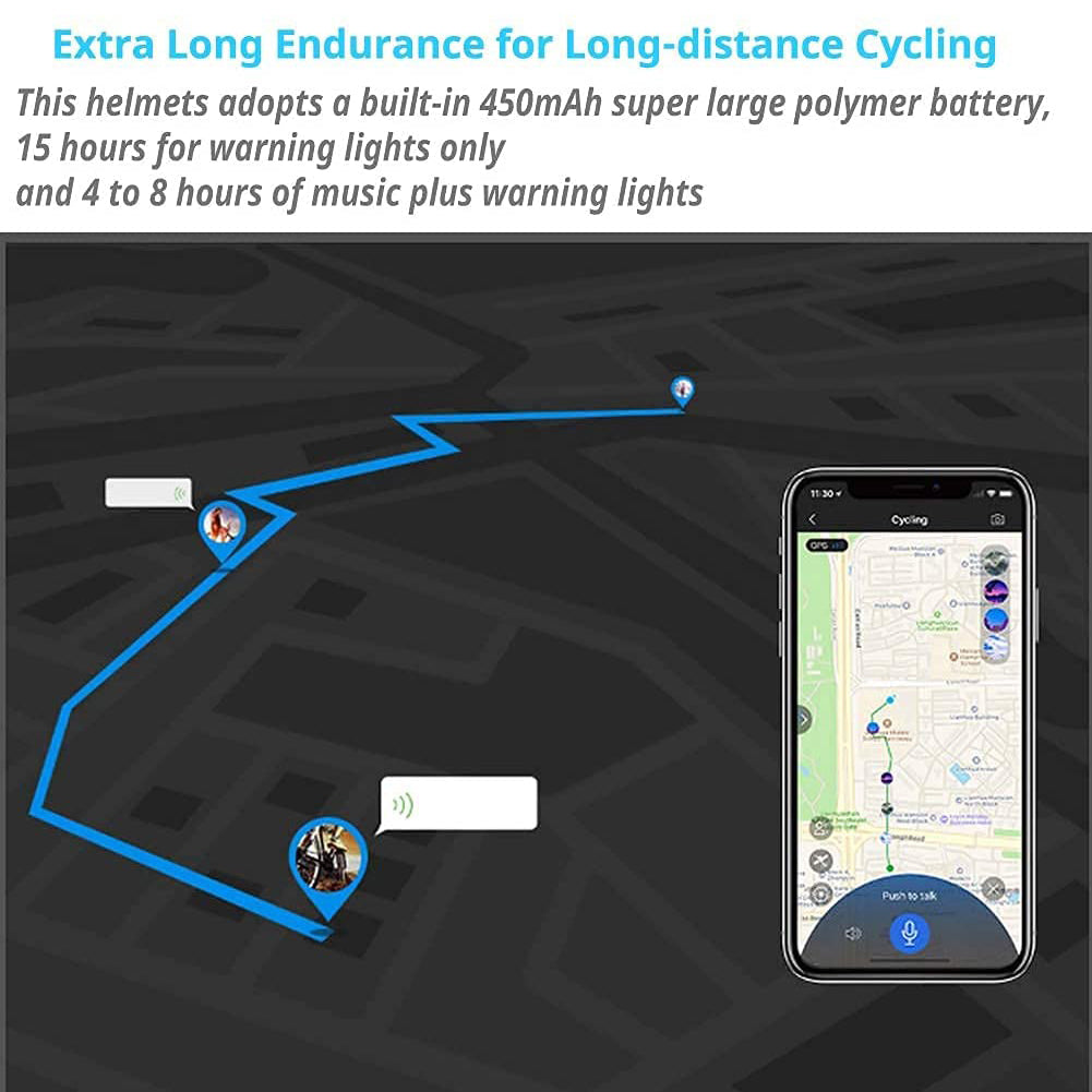 Smart4U Smart & Safe Cycling Helmet SH55M