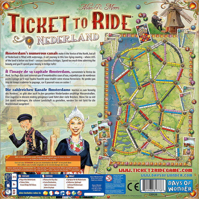 Ticket to Ride Map Collection: Volume 4 – Nederland