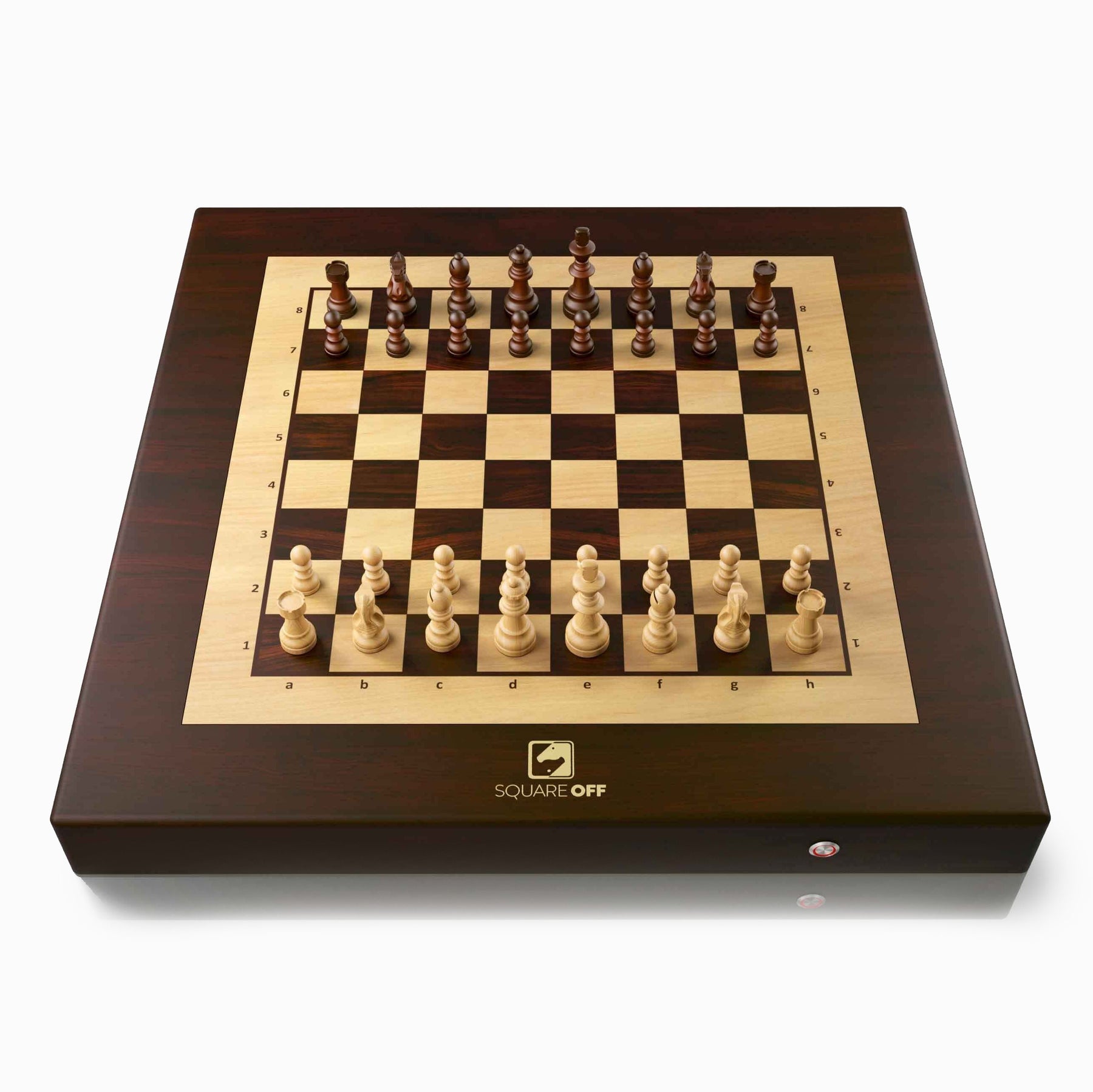 Square Off Grand Kingdom Electronic Chess Board Magnetic Wooden Chess