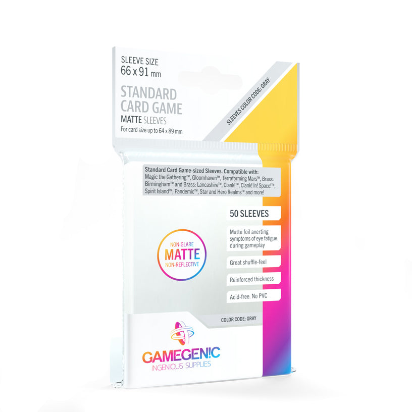 Gamegenic Board Game Sleeves – Standard Card [ 66 x 91 mm ]