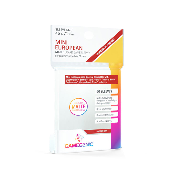 Gamegenic Board Game Sleeves – Mini European [ 46 x 71 mm ]