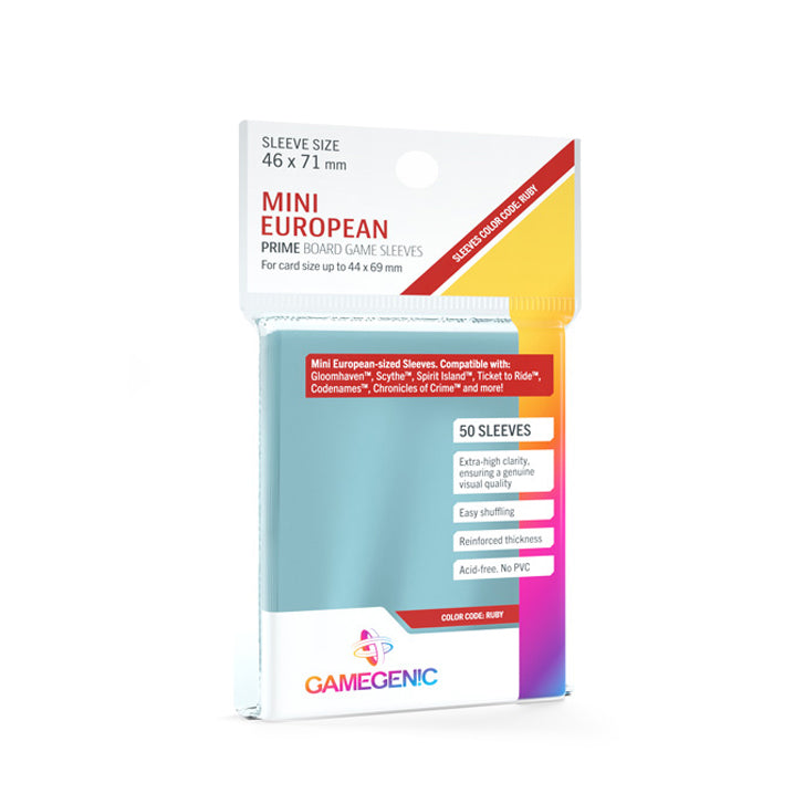 Gamegenic Board Game Sleeves – Mini European [ 46 x 71 mm ]