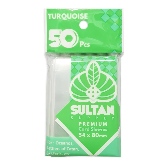 Sultan Card Sleeves: Turquoise